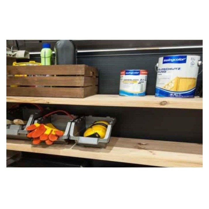 Coffre de rangement extérieur KETER en résine 880 litres Noir - Malle de jardin sans vérins