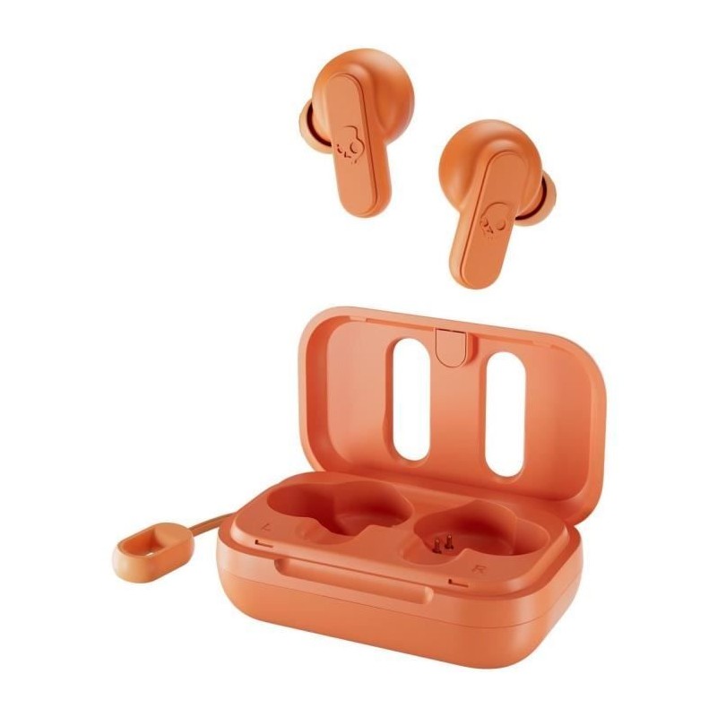 Écouteurs sans fil - SKULLCANDY - DIME S2DMW-P754 - Orange Écouteurs sans fil - SKULLCANDY - DIME S2DMW-P754 - Orange