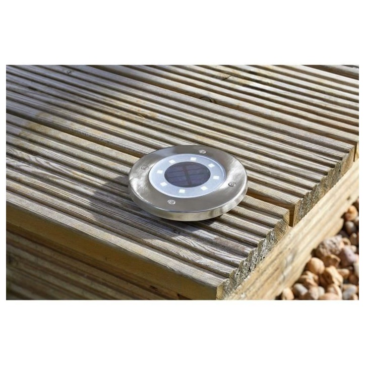 Pack de 4 Spots solaires UpSMART GARDEN -Light - 5 lumens - Acier - LED intégrée - SMART GARDEN Pack de 4 Spots solaires UpSMART GARDEN -Light - 5 lumens - Acier - LED intégrée - SMART GARDEN