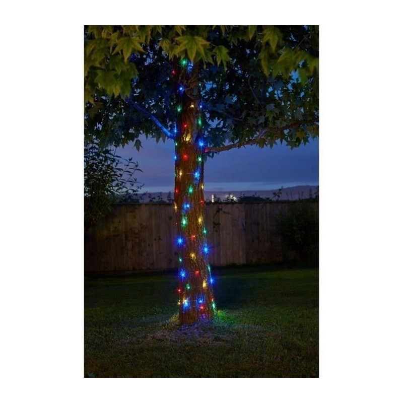 Guirlande solaire d'extérieur Multicolore 100 leds - SMART GARDEN - 1 Guirlande solaire d'extérieur Multicolore 100 leds - SMART GARDEN - 1