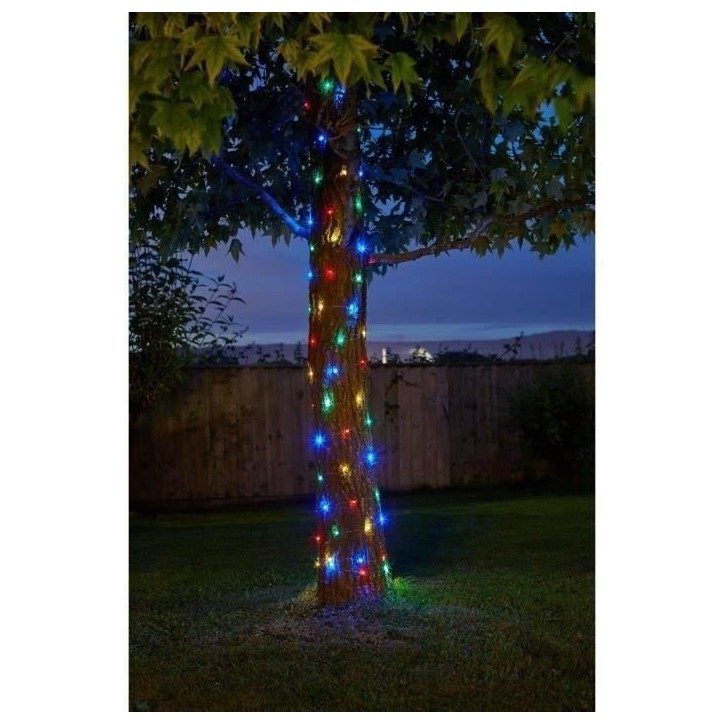 Guirlande solaire d'extérieur Multicolore 100 leds - SMART GARDEN - 11.9m Guirlande solaire d'extérieur Multicolore 100 leds - SMART GARDEN - 11.9m