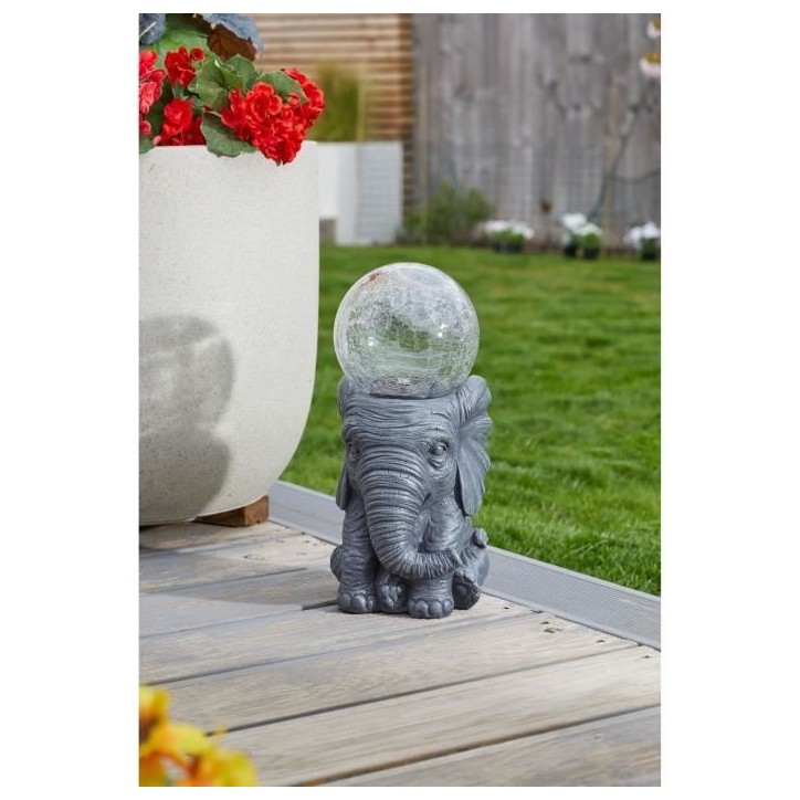 Orbe Eléphant résine et verre Orbe Eléphant résine et verre