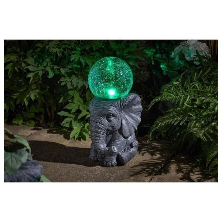 Orbe Eléphant résine et verre Orbe Eléphant résine et verre