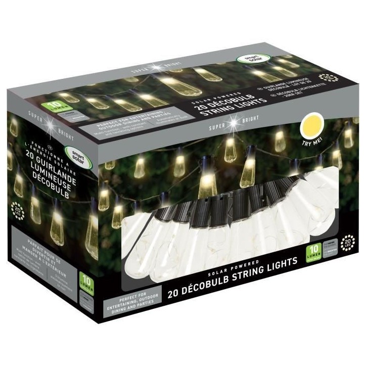 Guirlande DécoBulb 10L - 20 ampoules - 10m Guirlande DécoBulb 10L - 20 ampoules - 10m