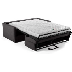 Canapé convertible express - 3 places - SMALL - Tissu anthracite - 16