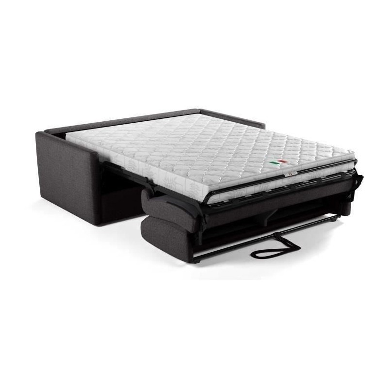 Canapé convertible express - 3 places - SMALL - Tissu anthracite - 16 Canapé convertible express - 3 places - SMALL - Tissu anthracite - 16