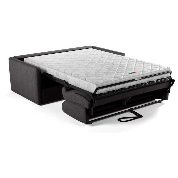 Canapé convertible express - 3 places - SMALL - Tissu anthracite - 168 x 98 x 86 cm Canapé convertible express - 3 places - SMALL - Tissu anthracite - 168 x 98 x 86 cm