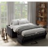 Canapé convertible express - 3 places - SMALL - Tissu anthracite - 16