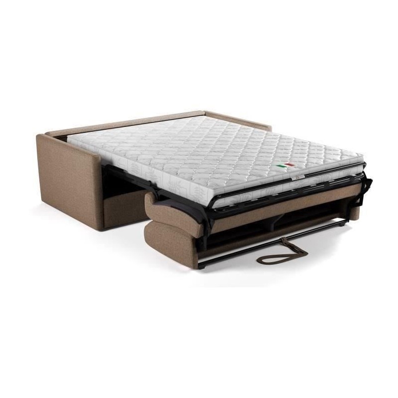 Canapé convertible express - 3 places - SMALL - Tissu beige - 168 x 9 Canapé convertible express - 3 places - SMALL - Tissu beige - 168 x 9