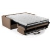 Canapé convertible express - 3 places - SMALL - Tissu beige - 168 x 9