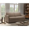 Canapé convertible express - 3 places - SMALL - Tissu beige - 168 x 9