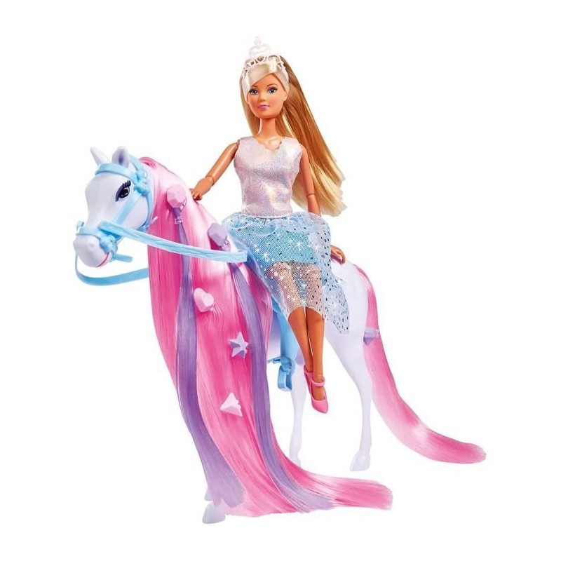 Simba - Steffi Love Princesse et Cheval - Poupée Mannequin 29cm - Rob Simba - Steffi Love Princesse et Cheval - Poupée Mannequin 29cm - Rob