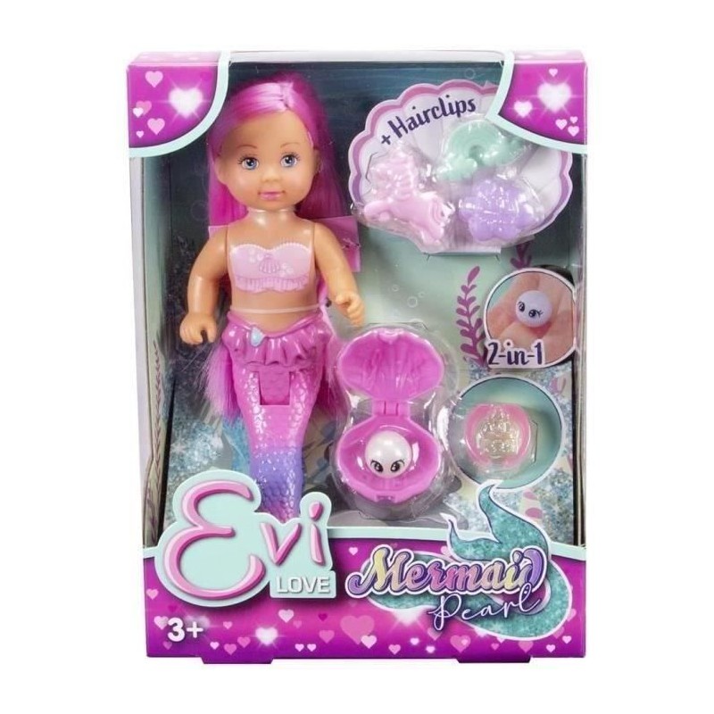 SIMBA - Evi Love - Sirene et sa Perle -Poupée mannequin
