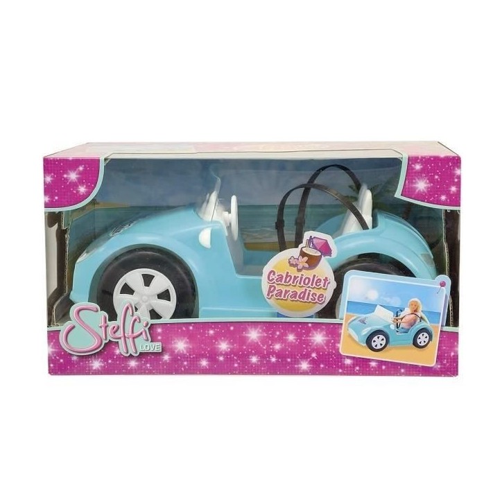 SMOBY - Cabriolet Paradise Steffi Love - Pour Poupée Mannequin de 29cm - Des 3 Ans