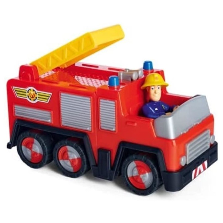 Mini véhicule Sam le Pompier - SILVERTORN - Camion Jupiter - Figurine articulée incluse - A partir de 3 ans Mini véhicule Sam le Pompier - SILVERTORN - Camion Jupiter - Figurine articulée incluse - A partir de 3 ans