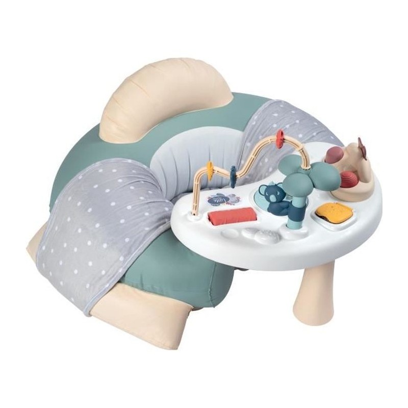 Siege bébé Little Smoby Cosy Seat - Vert - Avec tablette d'éveil - Siege bébé Little Smoby Cosy Seat - Vert - Avec tablette d'éveil -