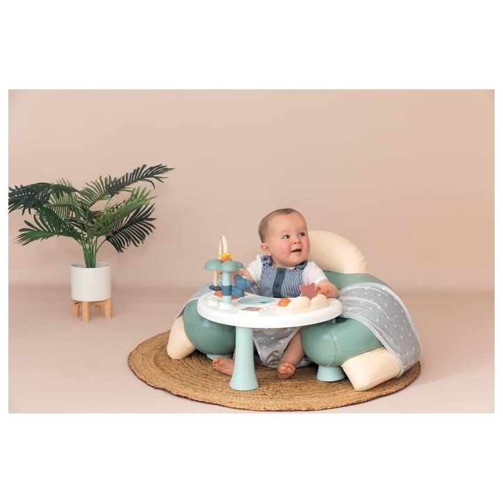 Siege bébé Little Smoby Cosy Seat - Vert - Avec tablette d'éveil - Des 6 mois Siege bébé Little Smoby Cosy Seat - Vert - Avec tablette d'éveil - Des 6 mois