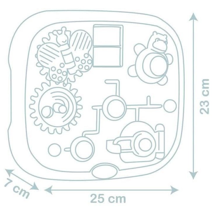 SMOBY - Little SMOBY - LS Tablette d'Activités - 1er âge
