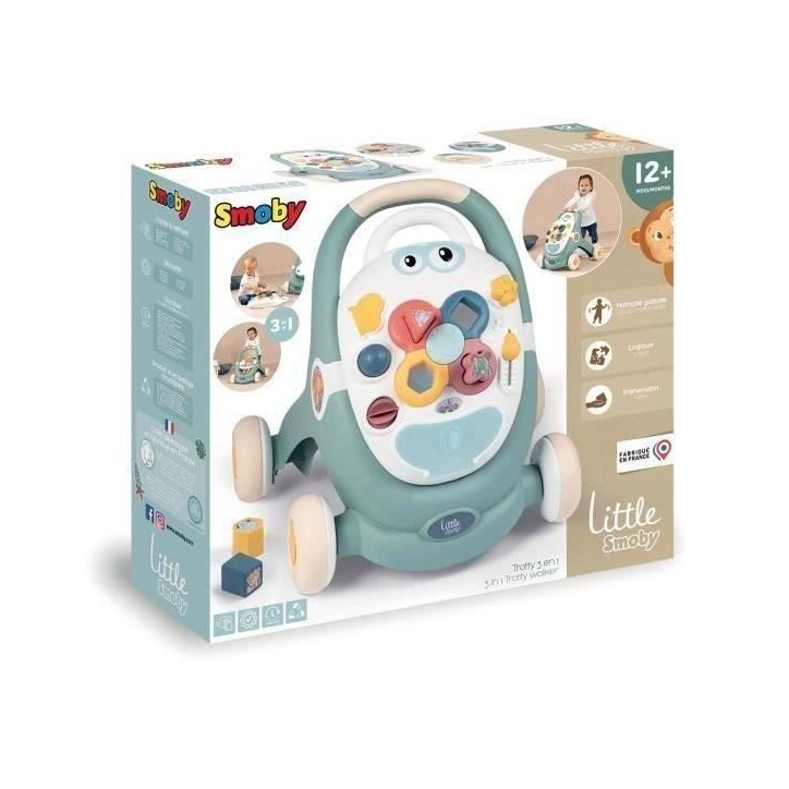 Smoby - Little Smoby - Trotty 3 en 1 Smoby - Little Smoby - Trotty 3 en 1