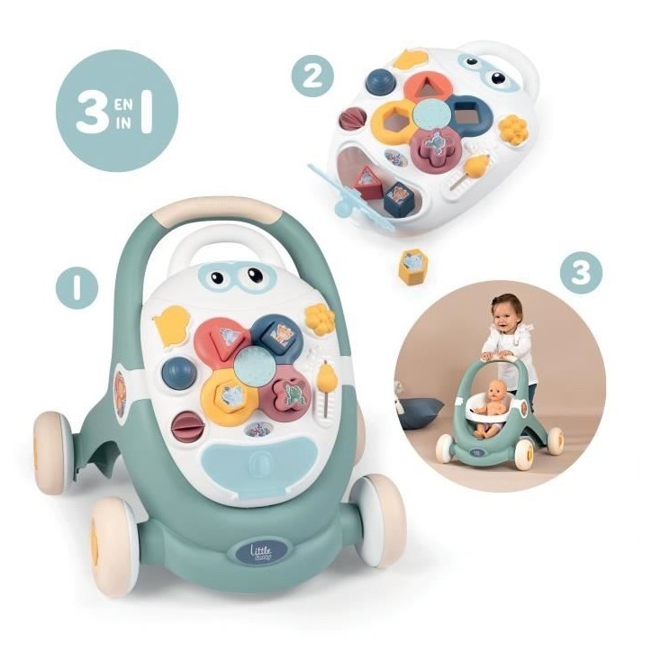 Smoby - Little Smoby - Trotty 3 en 1 Smoby - Little Smoby - Trotty 3 en 1