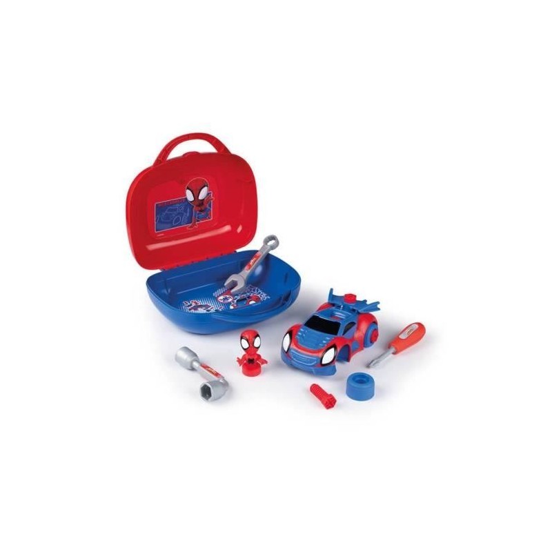 Smoby - Spidey - Malette outils bricolage enfant - 13 Accessoires - De Smoby - Spidey - Malette outils bricolage enfant - 13 Accessoires - De