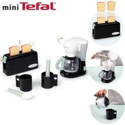 Set petit déjeuner Tefal - Smoby - Grille pain + cafetiere + tasses e