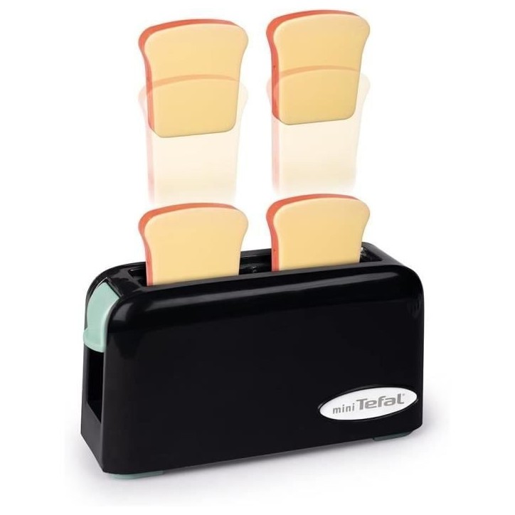 Set petit déjeuner Tefal - Smoby - Grille pain + cafetiere + tasses et cuilleres - Dés 3 ans