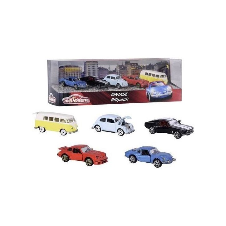 MAJORETTE Vintage Giftpack 5 Pcs