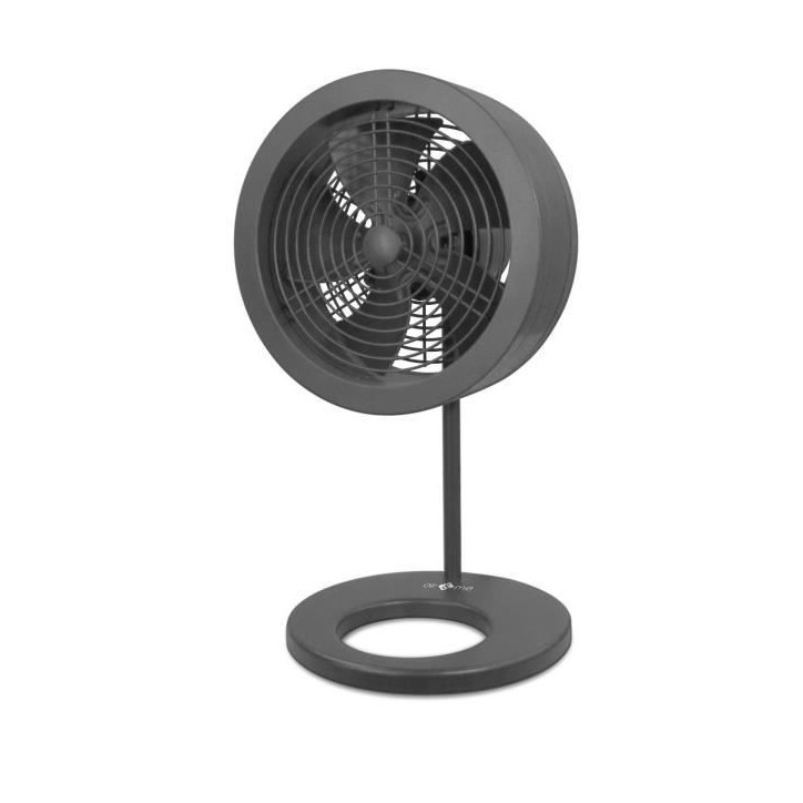 Ventilateur de table - AIR AND ME - Noas - 32 W - Ø 20 cm - Compact - Avec variateur de vitesses - Noir