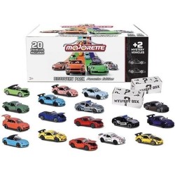 Majorette - Porsche Discovery Pack 20+2 - 22 Véhicules en Métal - Ec