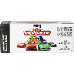 Majorette - Porsche Discovery Pack 20+2 - 22 Véhicules en Métal - Ec