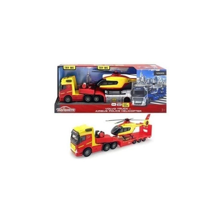 Camion avec Hélicoptere Police Majorette GS 35 cm - MAJORETTE - Blanc - Jouet - Mixte - 3 ans Camion avec Hélicoptere Police Majorette GS 35 cm - MAJORETTE - Blanc - Jouet - Mixte - 3 ans