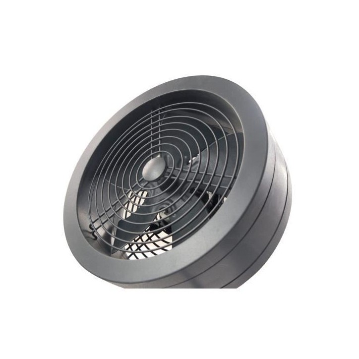 Ventilateur de table - AIR AND ME - Noas - 32 W - Ø 20 cm - Compact - Avec variateur de vitesses - Noir
