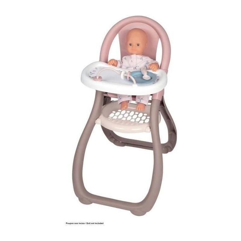 SMOBY - Baby Nurse Chaise haute pour poupon jusqu'a 42cm (non inclus) SMOBY - Baby Nurse Chaise haute pour poupon jusqu'a 42cm (non inclus)