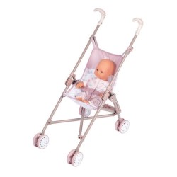 SMOBY - Poussette canne Baby Nurse pour poupon jusqu'a 42cm - Des 2 an