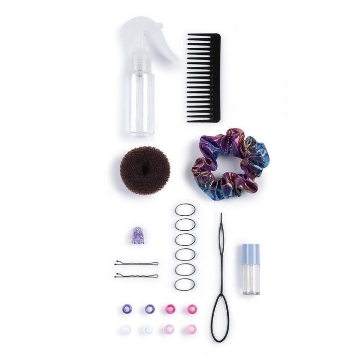 Smoby - Tete a coiffer cheveux afro - Facile a coiffer - 23 accessoires réalistes - Levres thermosensibles - Trappe de rangemen Smoby - Tete a coiffer cheveux afro - Facile a coiffer - 23 accessoires réalistes - Levres thermosensibles - Trappe de rangemen