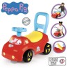 Smoby - Porteur auto enfant 2 en 1 - Peppa Pig - Coffre sous la selle