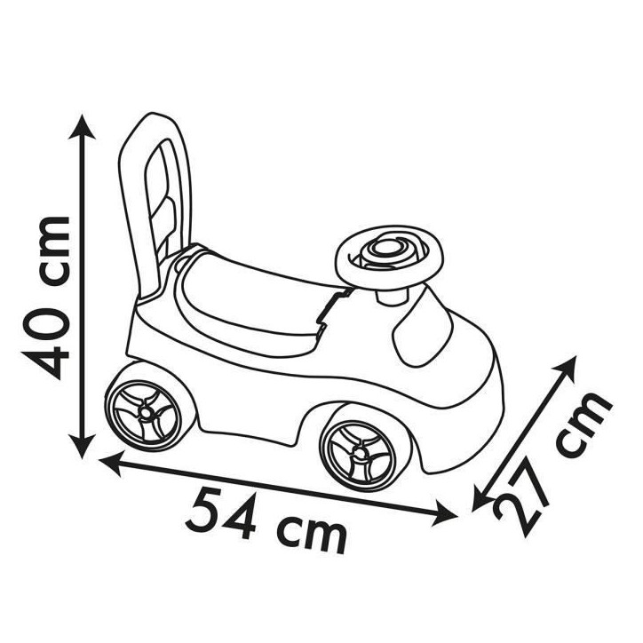 Smoby - Porteur auto enfant 2 en 1 - Peppa Pig - Coffre sous la selle - Des 10 mois - Fabrication française Smoby - Porteur auto enfant 2 en 1 - Peppa Pig - Coffre sous la selle - Des 10 mois - Fabrication française