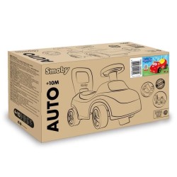 Smoby - Porteur auto enfant 2 en 1 - Peppa Pig - Coffre sous la selle