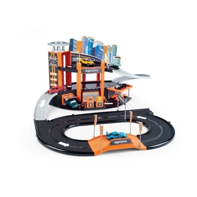 MAJORETTE - Majorette Garage Motor City Plus - des 3 ans MAJORETTE - Majorette Garage Motor City Plus - des 3 ans