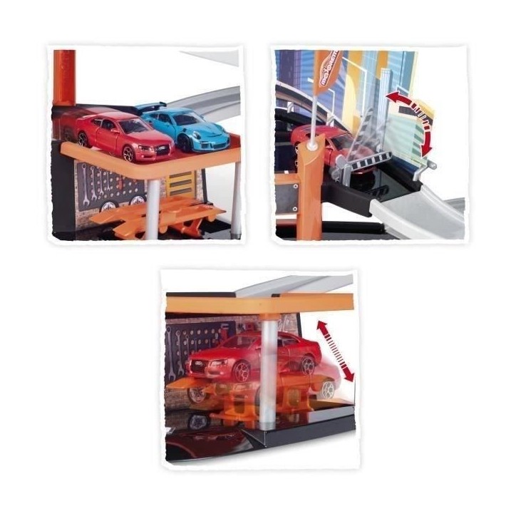 MAJORETTE - Majorette Garage Motor City Plus - des 3 ans MAJORETTE - Majorette Garage Motor City Plus - des 3 ans