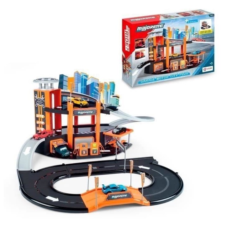 MAJORETTE - Majorette Garage Motor City Plus - des 3 ans MAJORETTE - Majorette Garage Motor City Plus - des 3 ans
