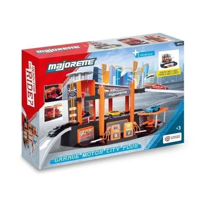 MAJORETTE - Majorette Garage Motor City Plus - des 3 ans MAJORETTE - Majorette Garage Motor City Plus - des 3 ans