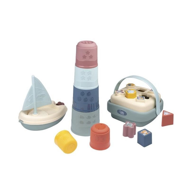 Little Smoby - Coffret éveil et bain - 3 jeux d'éveil - A partir de Little Smoby - Coffret éveil et bain - 3 jeux d'éveil - A partir de