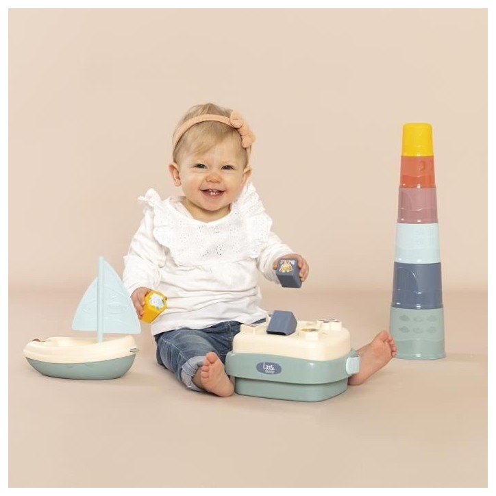 Little Smoby - Coffret éveil et bain - 3 jeux d'éveil - A partir de 12 mois - Fabrication française Little Smoby - Coffret éveil et bain - 3 jeux d'éveil - A partir de 12 mois - Fabrication française