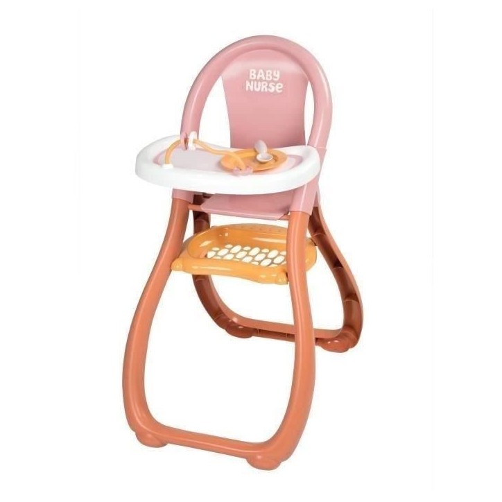 SMOBY - Baby Nurse - Chaise haute - des 18 mois