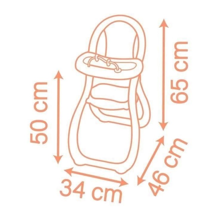 SMOBY - Baby Nurse - Chaise haute - des 18 mois