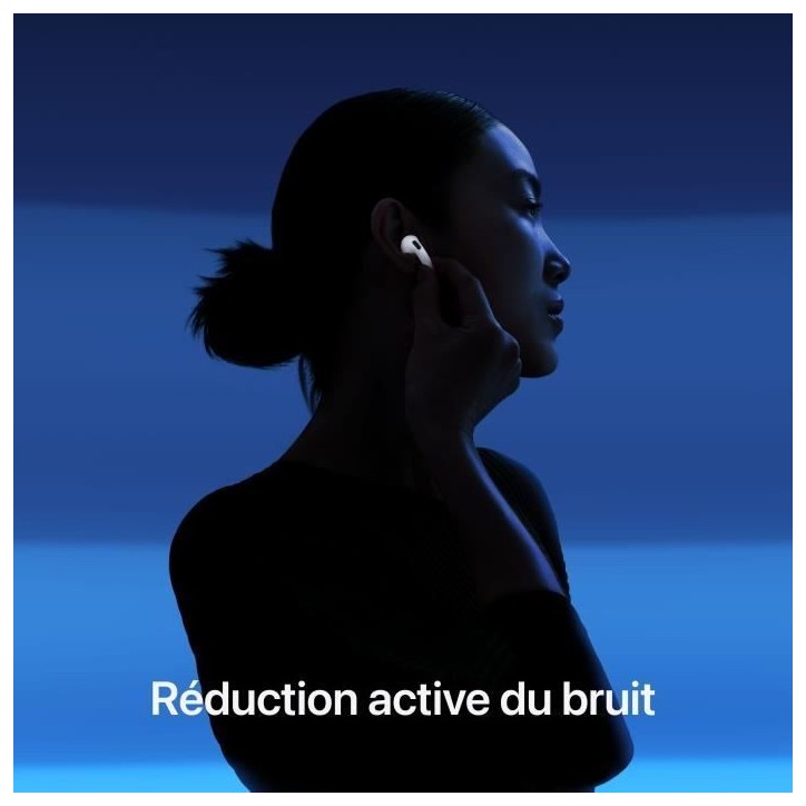 APPLE AirPods 4 avec réduction active du bruit