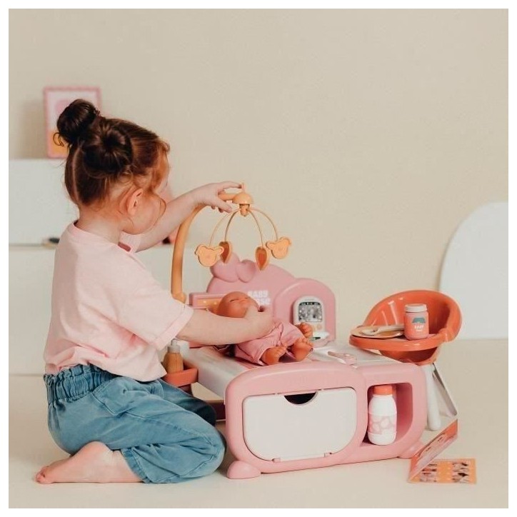 SMOBY - Baby Nurse - Nurserie cocoon 3 en 1 - des 3 ans SMOBY - Baby Nurse - Nurserie cocoon 3 en 1 - des 3 ans