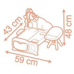 SMOBY - Baby Nurse - Nurserie cocoon 3 en 1 - des 3 ans